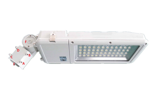 LED-Straßenlaternen-FAN-Serie mit hohem Lichtstrom (30-120 W)